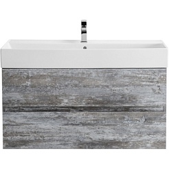 BelBagno Тумба с раковиной Molveno-46 80 подвесная legno grigio – фотография-1