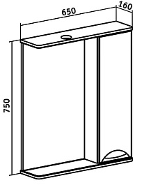 Runo Мебель для ванной Барселона 65 – фотография-7