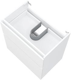Teymi Тумба под раковину Laina 70 белая матовая – фотография-4