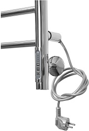 Domoterm Полотенцесушитель электрический Орфей DMT П6 400x600 EK R хром – фотография-3