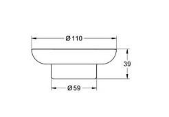 Grohe Мыльница Essentials 40368000 – фотография-8