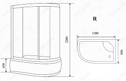Timo Душевая кабина T-7720 R – фотография-3