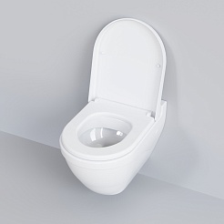 Ambassador Сиденье для унитаза Nord белое – фотография-5