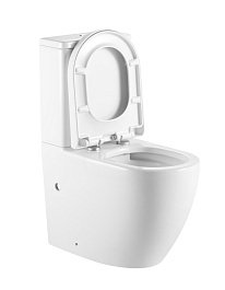 Iberica Blanca Унитаз компакт Bilbao Alto с сиденьем микролифт – фотография-7