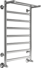 Terminus Полотенцесушитель водяной Хендрикс П8 500x800 с полкой хром – фотография-2