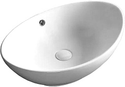 Ceruttispa Раковина накладная 59 CR7027 белая – фотография-1