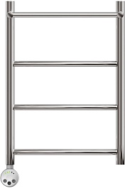 Point Полотенцесушитель электрический П3 500x600 PN04156PE с полкой хром – фотография-3