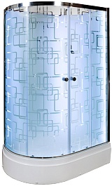 DTO Душевая кабина EM2712RN LED без крыши – фотография-2