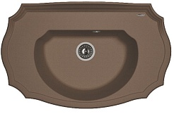 Florentina Мойка гранитная Эмилия 900 мокко – фотография-1