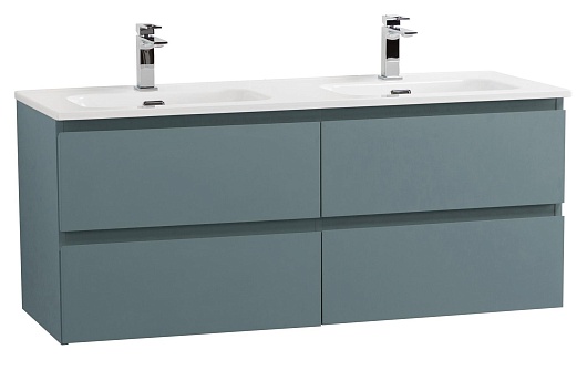 BelBagno Тумба под раковину Kraft 120-2 подвесная Голубой матовый – фото-1