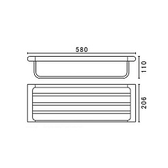Art&Max Полотенцедержатель Platino AM-E-3922AL – фотография-2