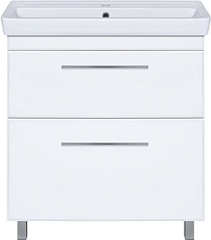 Misty Тумба под раковину Элен 80 белая – фотография-1
