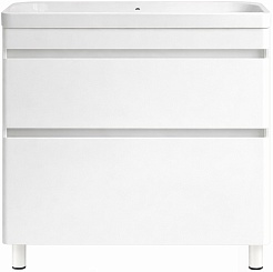 Vivon Тумба с раковиной Atwood 90 напольная белая матовая – фотография-4