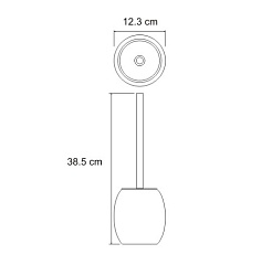 WasserKRAFT Щетка для унитаза "Ruwer K-6727" – фотография-4