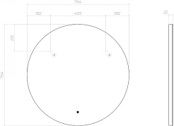 Vigo Мебель для ванной Otti 800-0-2 белая – фотография-23