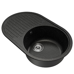 Mixline Мойка кухонная ML-GM16 черная – фотография-2