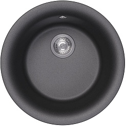 Florentina Мойка кухонная Антик 510 черная – фотография-1