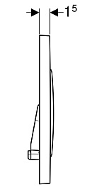 Geberit Кнопка смыва Sigma 20 115.882.KL.1 белая/хром – фотография-3