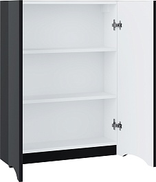 Vivon Шкаф навесной Ostin 60 черный матовый – фотография-3