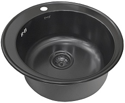 Zorg Кухонная мойка Inox PVD SZR-510/205 GRAFIT – фотография-1