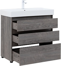 Aquanet Тумба под раковину Nova Lite 85 дуб рошелье – фотография-5