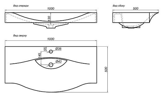 Aqwella Мебель для ванной Бергамо 100 подвесная белая – картинка-7