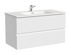 Sancos Тумба с раковиной Snob T 90 bianco раковина Element 91 CN7002 – фотография-1