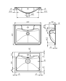 BelBagno Мебель для ванной Albano 60 подвесная Rovere Rustico – фотография-14