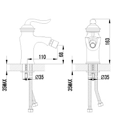 Lemark Смеситель "Brava LM4708G" для биде – фотография-2