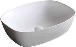 Ceruttispa Раковина накладная 51 CR0064 белая – фотография-1