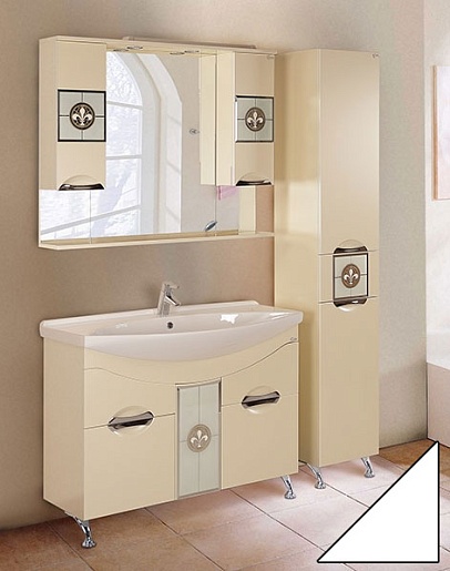 Onika Мебель для ванной Флорена 105 белая – фотография-2