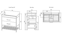 Sanflor Мебель для ванной Норд 80 – фотография-8