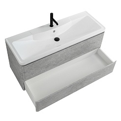 BelBagno Тумба с раковиной Albano 120 подвесная Cemento Verona Grigio – фотография-3