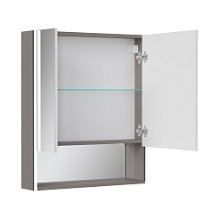 Equil Зеркальный шкаф Smile 70 лен антрацит – фотография-3