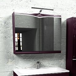  Мебель для ванной "Concorde 80" махагон – фотография-2