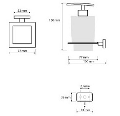 Bemeta Дозатор жидкого мыла Niki 153209049 – фотография-2