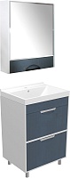 Mixline Мебель для ванной Байкал 60 белая/графит