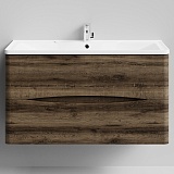 Водолей Тумба под раковину Адель 100 подвесная дуб крымский коричневый