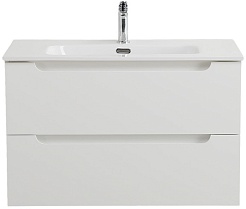 BelBagno Мебель для ванной Etna 80 подвесная белая матовая – фотография-6