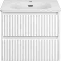 Brevita Тумба под раковину Riva 60 подвесная белая