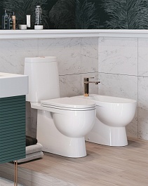 Sanita Luxe Унитаз-компакт Fest DM с микролифтом – фотография-6