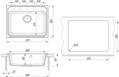 Dr. Gans Мойка кухонная Кардинал 570 терракота – фотография-4