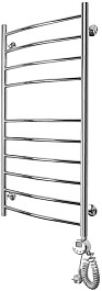 Domoterm Полотенцесушитель электрический Калипсо П10 500x1000 ER хром – фотография-2
