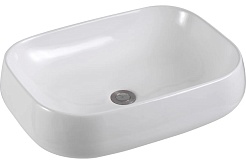 Aquatek Накладная раковина 56/42 AQ5526-00 глянцевая белая – фотография-1