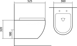 Aquatek Унитаз подвесной Европа AQ1901-00 – фотография-2