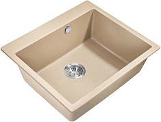 Milacio Мойка кухонная Murcia 60 Cuarzo бежевая
