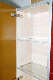 Misty Шкаф пенал Джулия 35 L Краколет красный – фотография-5