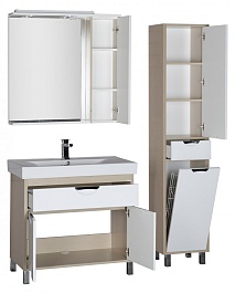 Aquanet Мебель для ванной  "Гретта 90" светлый дуб (177137) – фотография-2