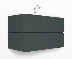 Am.Pm Мебель для ванной Sensation 100 антрацит, глянцевая – фотография-10