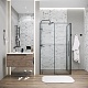 Grossman  Душевой уголок Galaxy 130x90x195 профиль черный матовый стекло шиншилла – картинка-17